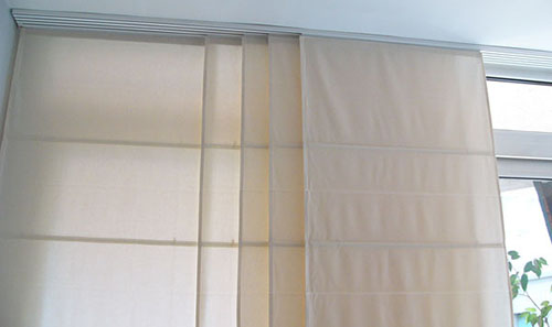 persianas panel japones no recomendables por su material delicado